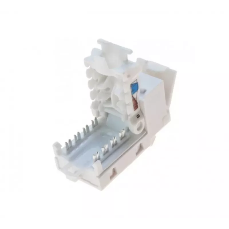 TECLINE Jack Keystone RJ45, Cat.6 UTP, senza attrezzi, bianco 272883