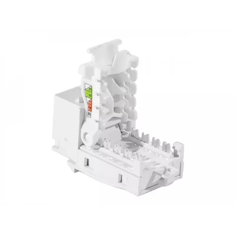 TECLINE Jack Keystone RJ45, Cat.6 UTP, senza attrezzi, bianco 272883