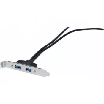 Exertis Connect Cavo di prolunga USB 2.0, connettore maschio USB-A a connettore femmina USB-A, 0,25 m, nero 146697