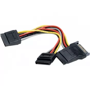EXERTIS CONNECT Cavo distributore di alimentazione SATA 15 pin a 3x SATA HDD - dritto 147563