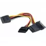 EXERTIS CONNECT Cavo distributore di alimentazione SATA 15 pin a 3x SATA HDD - dritto 147563