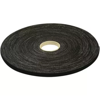 EXERTIS CONNECT Fascia in velcro per montaggio, 20 mm x 10 m, nero per un'installazione a prova di cavo di cavi di rete e dati (629446)