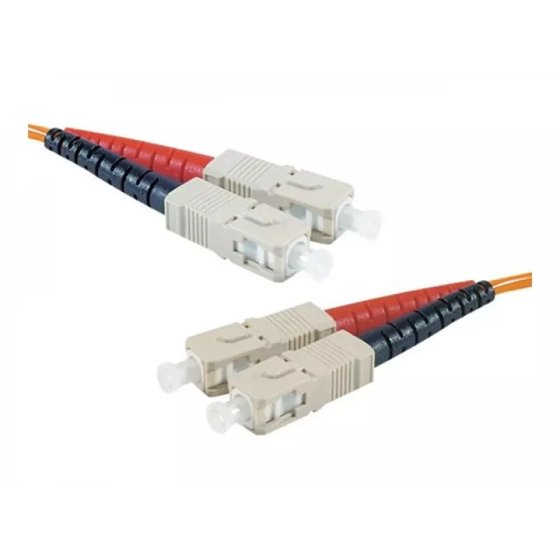 EXERTIS CONNECT OM2 SC Duplex cavo patch in fibra ottica, 50/125 µm, LSZH, arancione, 5 m 392694