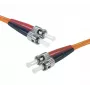 Exertis Connect ST/UPC multimodale Duplex OM2 cavo patch in fibra ottica, 5m, LSZH arancione 392714