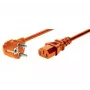 EXERTIS CONNECT cavo di alimentazione 1,8 m arancione angolare Schuko su IEC C13 808072