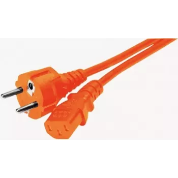 EXERTIS CONNECT cavo di alimentazione, Schuko su IEC C13, arancione, 1,8 m 808073