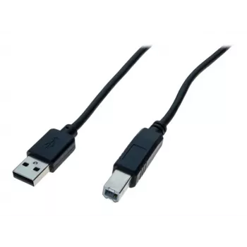 EXERTIS CONNECT cavo USB 2.0 High Speed, connettore maschio USB Type-A su connettore maschio USB Type-B, nero, 5,0 m (352451)
