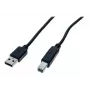 EXERTIS CONNECT cavo USB 2.0 High Speed, connettore maschio USB Type-A su connettore maschio USB Type-B, nero, 5,0 m (352451)