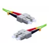 EXERTIS CONNECT OM5 SC Duplex su SC Duplex cavo patch in fibra ottica, 50/125 µm, UPC, verde lime, 2 m 392902