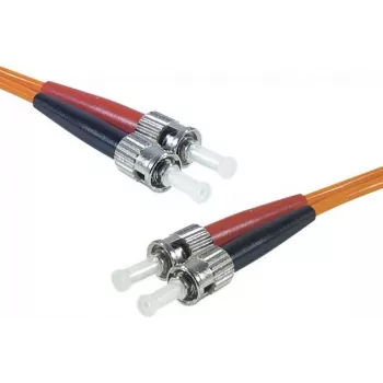 Exertis Connect ST/UPC su ST/UPC multimodale Duplex cavo patch in fibra ottica, OM2 50/125µm, LSZH, arancione, 10m 392716