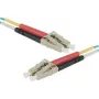 EXERTIS CONNECT HD OM3 LC Duplex cavo patch in fibra ottica, 50/125 µm, aqua, 0,5 m 392720