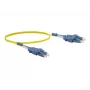 Exertis Connect LC/UPC su LC/UPC singlemode OS2 Duplex cavo patch in fibra ottica, 10m, giallo, LSZH 392936