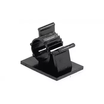 EXERTIS CONNECT fermacavo, clip di fissaggio cavi, autoadesivo, confezione da 100 14,7 mm fino a 19,1 mm (629031)
