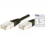 EXERTIS CONNECT Cavo patch outdoor impermeabile CAT.6 F/UTP, nero, 1,0 m 845039
