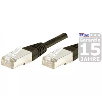 EXERTIS CONNECT Cavo patch outdoor impermeabile Cat6 F/UTP, nero, 50m 845050