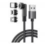 Exertis Connect Cavo di ricarica USB 3-in-1 con USB-C, Micro-B, Lightning (640297)