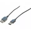 Exertis Connect Cavo di prolunga USB 2.0 - connettore maschio USB-A su connettore femmina USB-A, 3 m, grigio 532509