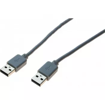 exertis Connect Cavo data link USB 2.0, USB-A su USB-A, grigio, 1,8 m 532502