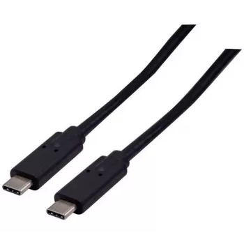 EXERTIS CONNECT Cavo USB 3.2 Gen 2x2 20 Gbps / 240W USB-C a USB-C, nero, 1,0 m (532649)