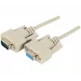 EXERTIS CONNECT Cavo seriale di prolunga D-Sub 9-Pin, connettore maschio su connettore femmina, 10 m, nero 580261