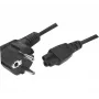 Exertis Connect cavo di alimentazione angolare Schuko-IEC-C5, nero, 1,0 m 808359