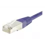 EXERTIS CONNECT Cat.6 F/UTP cavo patch, 30m, viola, guaine anti-piega snagless slim, RJ45 853348