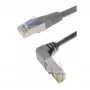 Exertis Connect cavo patch Cat. 6A S/FTP, angolare, grigio, 1,0 m (854303)