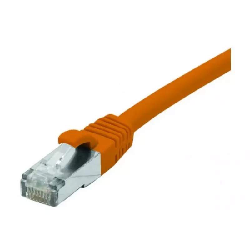 EXERTIS CONNECT Cavo patch Cat6 F/UTP, PoE, LSZH, arancione, 1 m 854422