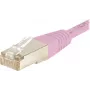 EXERTIS CONNECT Cavo patch Cat.6 S/FTP PiMF, RJ45, rosa, 1,5 m 854481