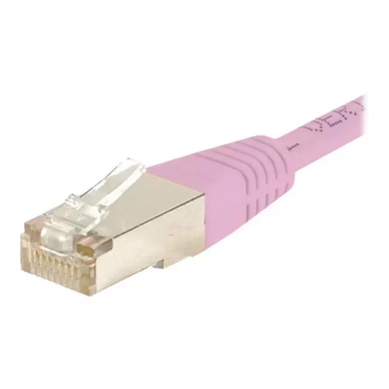 EXERTIS CONNECT Cavo patch Cat.6 S/FTP PiMF, RJ45, rosa, 1,5 m 854481