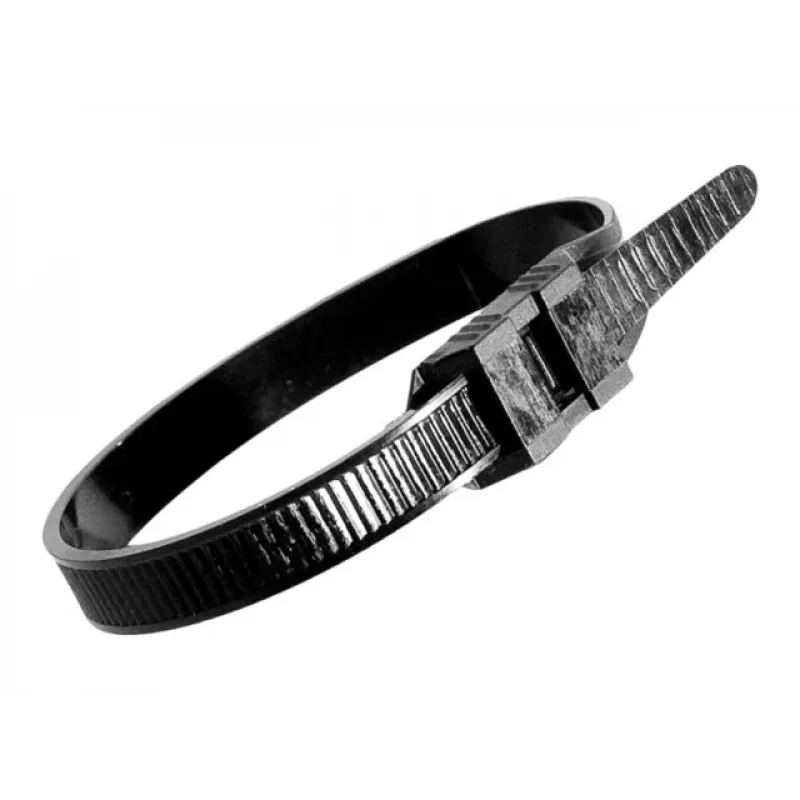 EXERTIS CONNECT Fascette per cavi industriali 235 x 9 mm, nylon nero, confezione da 100 620626
