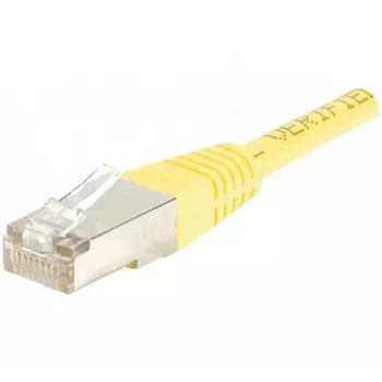 Exertis Connect 853353 Cavo patch Cat.6 F/UTP, 50 m, giallo, protezione antipiega sottile