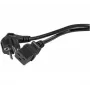 EXERTIS CONNECT cavo di alimentazione 16 A Schuko angolare su C19 dritto, 3 m, nero 808018
