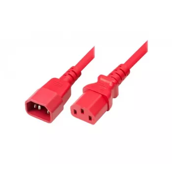 Exertis Connect cavo di alimentazione IEC C14 su C13, rosso, 5,0 m 808048