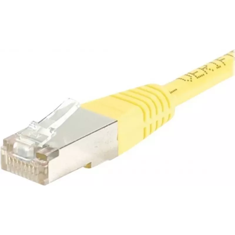 Exertis Connect 854103 cavo di rete Cat5e F/UTP (FTP) giallo 0,5 m