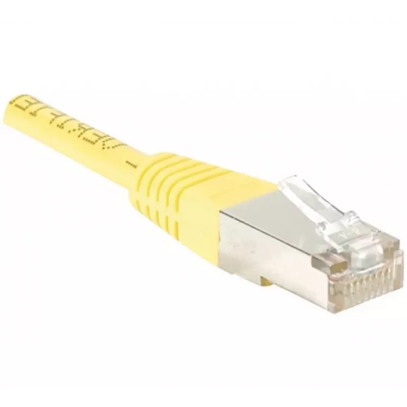 Exertis Connect 854103 cavo di rete Cat5e F/UTP (FTP) giallo 0,5 m