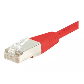 EXERTIS CONNECT cavo patch Cat6 F/UTP, rosso, 50 m, protezione antikink slim 853351