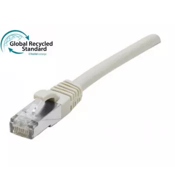 EXERTIS CONNECT cavo patch RJ45 Cat. 6, F/UTP, certificato GRS, grigio, 3,0 m (854606)