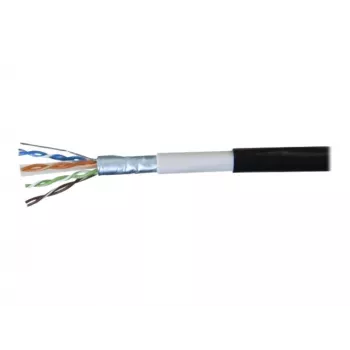 EXERTIS CONNECT cavo patch outdoor F/UTP CAT.6 impermeabile nero 10 m 845044