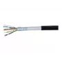 EXERTIS CONNECT cavo patch outdoor F/UTP CAT.6 impermeabile nero 10 m 845044