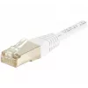 Exertis Connect 853811 Cavo patch Cat.6 F/UTP, 1 m, bianco, protezione antipiega sottile