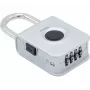 EXERTIS CONNECT Lucchetto a impronta digitale con combinazione a 4 cifre – lega di zinco, IP65, ricaricabile (594500)