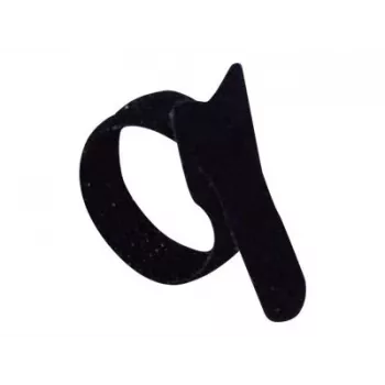 Exertis Connect Fascette in velcro per cavi, 21 cm, 20 pezzi, nero 629164