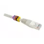 Exertis Connect Anello di marcatura per cavi Dexlan, giallo, cifre 0-9, 100 pezzi 753490