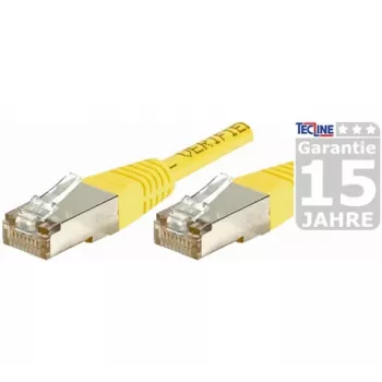 EXERTIS CONNECT Cavo patch Cat.6 F/UTP, RJ45, 25m, giallo, Slim Bend Protection 853333