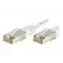 Exertis Connect 853816 Cavo patch Cat.6 F/UTP, 10 m, bianco, protezione antipiega sottile