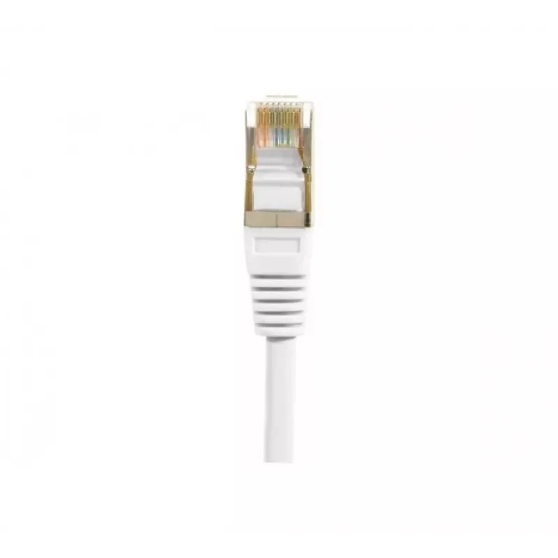 Exertis Connect 853816 Cavo patch Cat.6 F/UTP, 10 m, bianco, protezione antipiega sottile