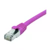 EXERTIS CONNECT Cavo patch Cat 6 F/UTP, PoE, senza alogeni, rosa, 0,3 m 854431
