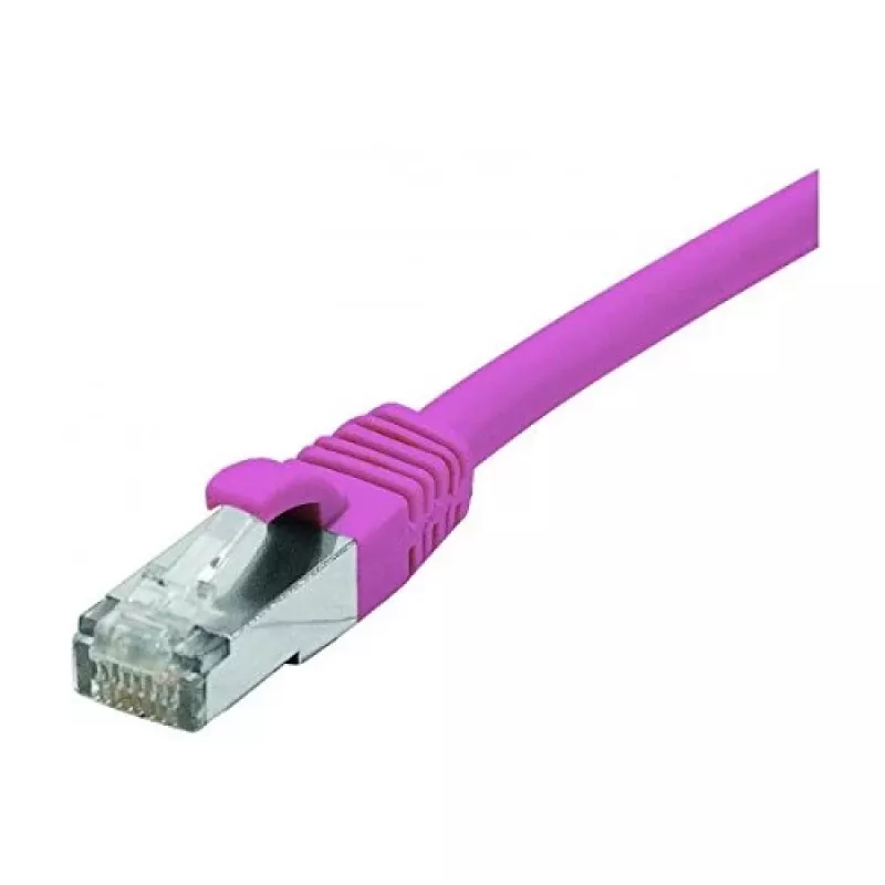 EXERTIS CONNECT Cavo patch Cat 6 F/UTP, PoE, senza alogeni, rosa, 0,3 m 854431