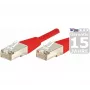 EXERTIS CONNECT Cavo patch Cat.6 S/FTP, PiMF, rosso, 0,5 m 856829